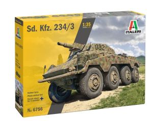 ITA6756 - Sd.Kfz. 234/3 Veicolo da ricognizione da assemblare e verniciare