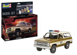 REV67724 - MODEL SET - CHEVROLET K5 Blazer 1985 - STRANGER THINGS da assemblare con verniciatura