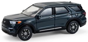 GREEN68070-D - FORD Explorer 2024 blu pietra della serie SHOWROOM FLOOR in blister
