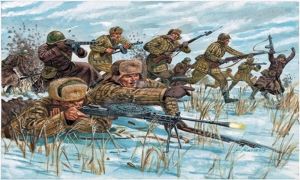 ITA6069 - Fanteria russa – Uniformi invernali verniciabili