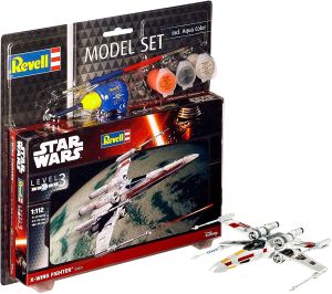 REV63601 - Set di modelli X-wing Fighter STAR WARS con vernice da assemblare