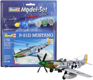 REV64148 - Modellino P-51D Mustang con verniciatura da assemblare