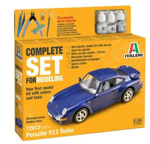 ITA72013 - Kit di partenza - PORSCHE 911 blu da assemblare e verniciare