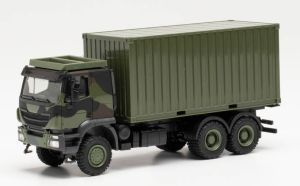 HER746793 - Trasportatore IVECO Trakker 6x6 con container da 20 piedi Camouflage