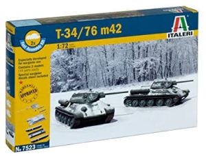 ITA7523 - Serbatoi T 34/76 m42 montaggio rapido da montare e verniciare