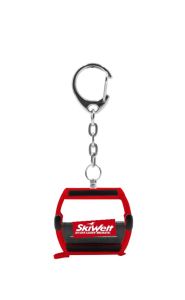 JC80127 - Portachiavi OMEGA rosso per gondola - SKIWELT