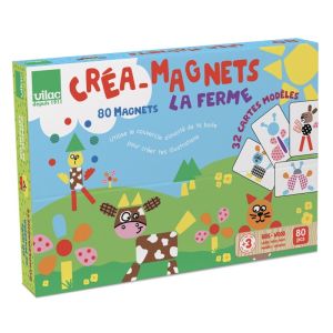 VIL8023 - Crea-Magnets 80 pezzi - La Fattoria