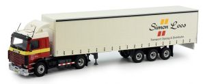TEK81830 - SCANIA Serie 3 4x2 con rimorchio telonato 3 Assi SIMON LOOS