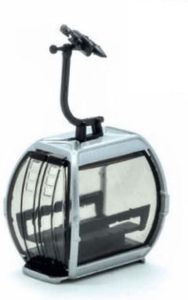 JC82100 - Gondola Omega V 10 posti grigia 1/87
