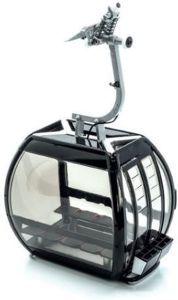 JC88503 - Gondola Omega V 10 posti nera