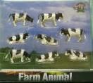 KID571878 - Lotto di 8 vacche HOLSTEIN Scala: 1/87