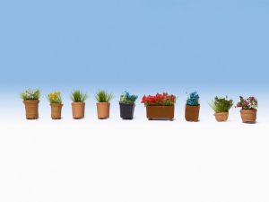 NOC14031 - Set di 9 vasi da fiori
