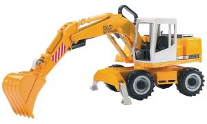BRU2426 - Escavatore gommato LIEBHERR Scala: 1/16