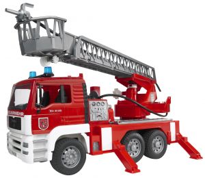 BRU2771 - MAN 6x4 autopompa con grande scala Scala:1/16