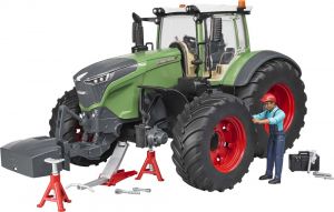 BRU4041 - FENDT 1050 Vario con personaggio e attrezzi da officina Ech:1/16