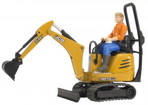 BRU62002 - Miniescavatore JCB 8010 CTS con 1 carattere Scala: 1/16