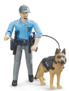 BRU62150 - Poliziotto con cane