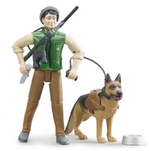 BRU62660 - Ufficiale forestale con cane e accessori