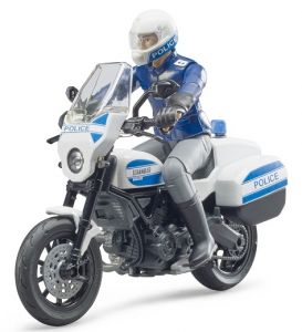 BRU62731 - DUCATI Scrambler moto della polizia con conducente