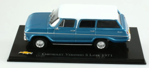 MAGCHEVERANEIO71 - CHEVROLET Veraneio S Luxury 1971 tetto bianco azzurro
