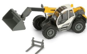 CON2452 - Sollevatore telescopico LIEBHERR T55-7 con forche e benna