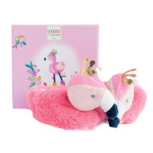 DC3442 - Ciabatta con sonaglio - Flamingo 0/6 mesi