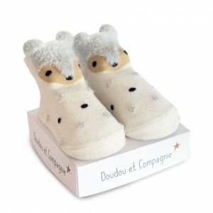 DC3705-01 - Calzino neonato con orecchie piccole - Riccio