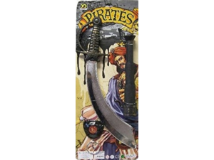 LPLI2298 - Kit pirata con sciabola; telescopio e accessori