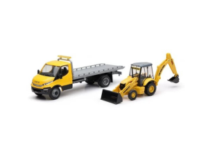 NEW16193A - Autocarro IVECO con retroescavatore NEW HOLLAND B110C