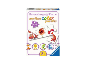 RAV03007 - I miei primi puzzle - 6 puzzle 4 pezzi - Tutti i miei colori