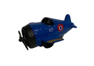 NEW01277A - Aeroplano blu con strisce gialle di attrito