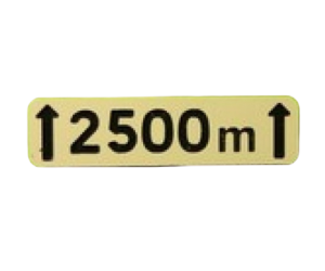 MCD-028 - Segnaletica Oltre 2500 m - In kit
