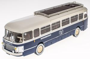 G1255071 - Autobus di linea marocchina SAVIEM Chausson SC1 1960 linea blu e bianca Casablanca-Marrakech
