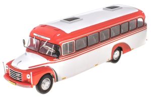 G1255072 - Autobus di linea svedese VOLVO B375 1957 bianco e arancione