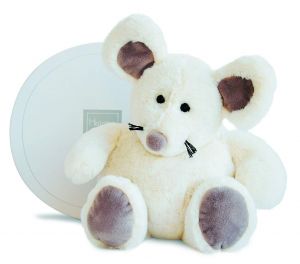 HO2584 - Topo di peluche BOULIDOUX - Bianco