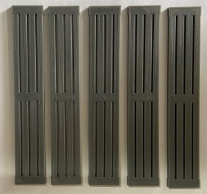IP41 - 5 Griglie 12 cm