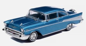 IXO-IA64021 - CHEVROLET Bel-Air Berlina 1957 Blu in blister