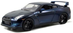 JAD97036 - NISSAN GT-R R35 2009 cappuccio in carbonio scuro metallizzato blu di Brian Fast And Furious