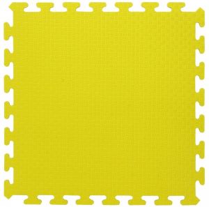 JAM460418 - 4 Tappetini puzzle gialli - 50 x 50 cm