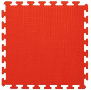 JAM460419 - 4 Tappetino puzzle rosso - 50 x 50 cm