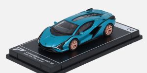 KTH08 - LAMBORGHINI Sian FKP 37 Blu Uranus - Collezione Hypercar League