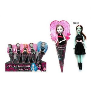LPB42557 - Bambola gotica - 18;5 cm - modello casuale