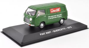 NET0023 - FIAT 850 T 1975 QUERCETTI Furgone pubblicitario giocattolo italiano