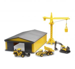 NEW32105 - Box da cantiere con macchine VOLVO