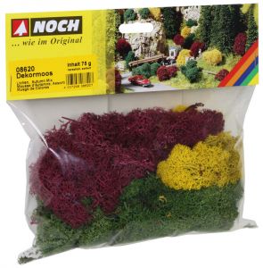 NOC08620 - Borsa floccata in schiuma autunnale assortita 75gr