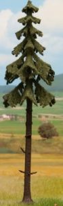 NOC21927 - Albero rosso con fusto alto 18;5 cm