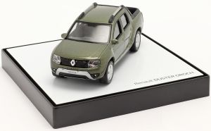 NOREV80361 - RENAULT Duster Oroch pick-up 2016 grigio/verde metallizzato scatola del produttore