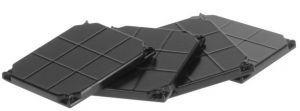NZG7871 - 4 piastre stabilizzatrici in miniatura per gru da 250 t dimensioni 28 x 22 mm