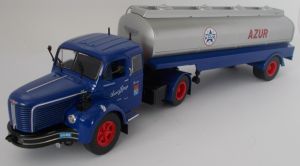 ODE068 - BERLIET TLM 4x2 Trasporta Olivier Leloup con carro armato AZUR