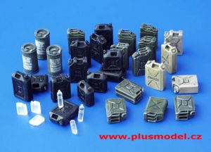 PLS126 - Lattine moderne in miniatura per dipingere 35 pezzi